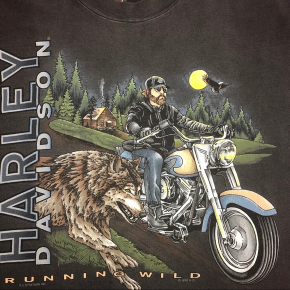 Harley-Davidson Other - Harley Davidson Vintage Wild RK Stratman TShirt XL